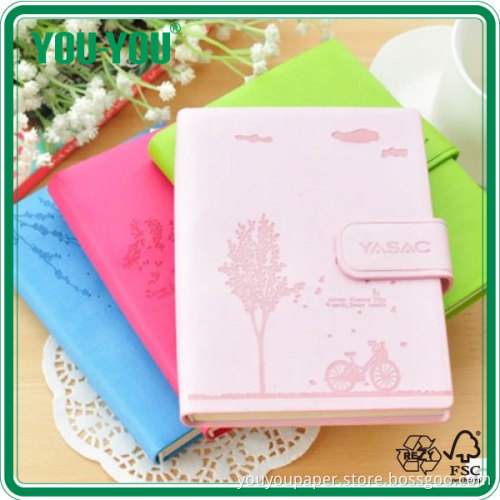 Cute Colorful Diary Notebook, PU Covor Diary Notebook